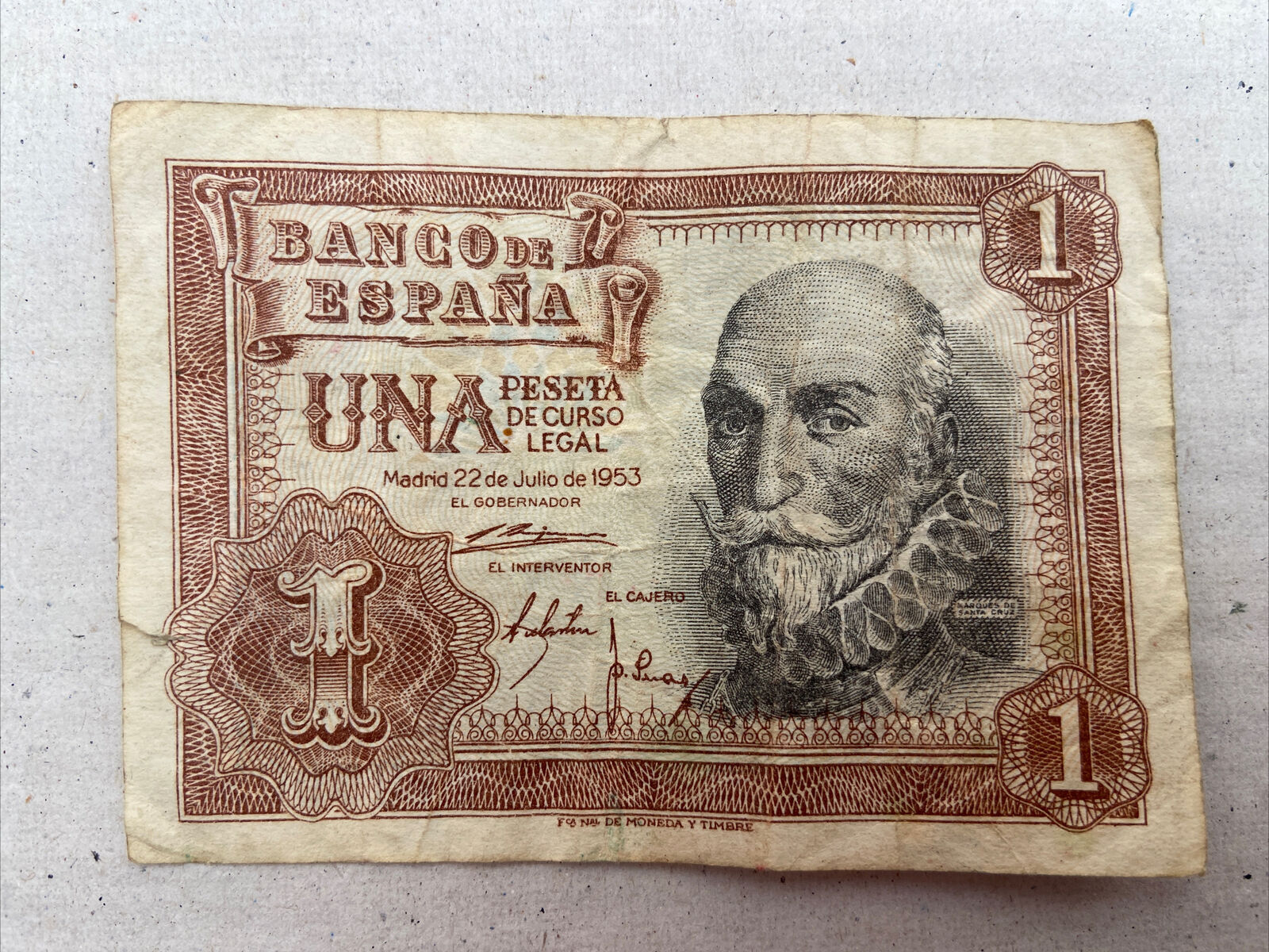 Peseta note